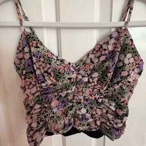 Floral crop top